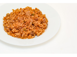 Рис с курицей и овощами